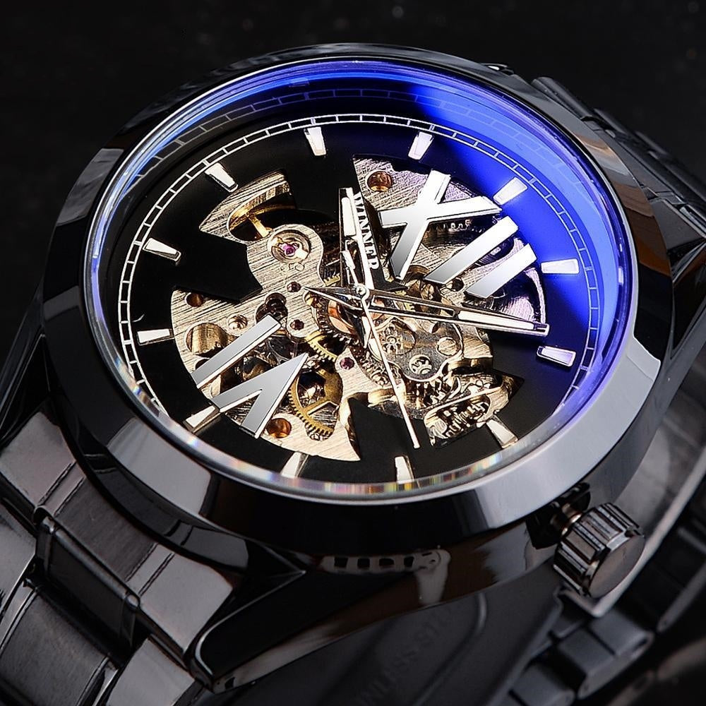 Men's Hollowed-out Waterproof Automatic Mechanical Watch