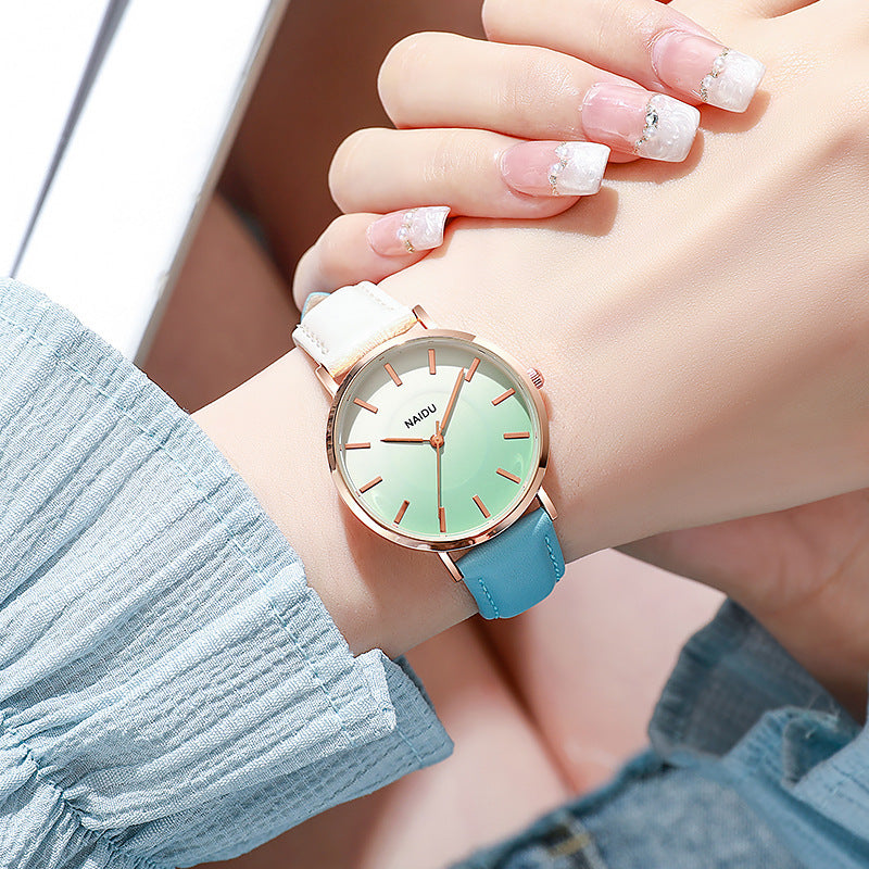 Color Matching Creative Trend Korean Fashion Women's Watch