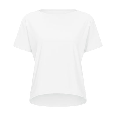 Shinbene Solto Ajuste Esporte Treinamento Camisas De Manga Curta Mulher Nu Sentir Anti-Suor Yoga Ginasio Atletico Camiseta Topos