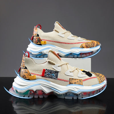 Flyknit Platform Dad Shoes Casual Sports
