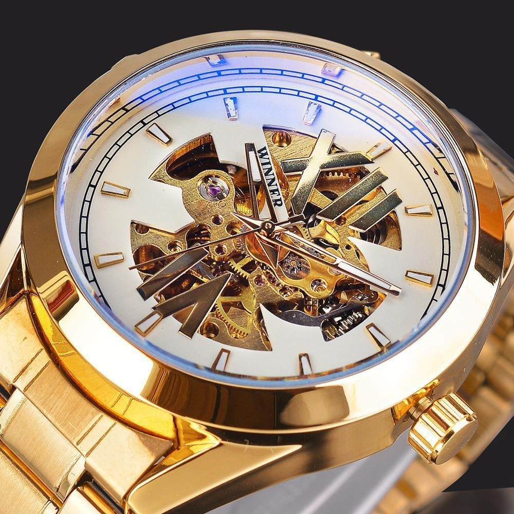 Men's Hollowed-out Waterproof Automatic Mechanical Watch