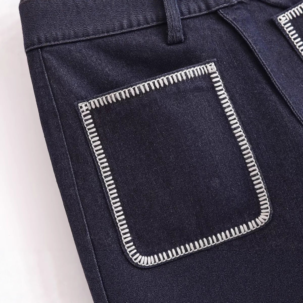 Summer women's clothing design with denim shorts for women