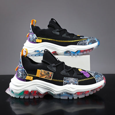 Flyknit Platform Dad Shoes Casual Sports