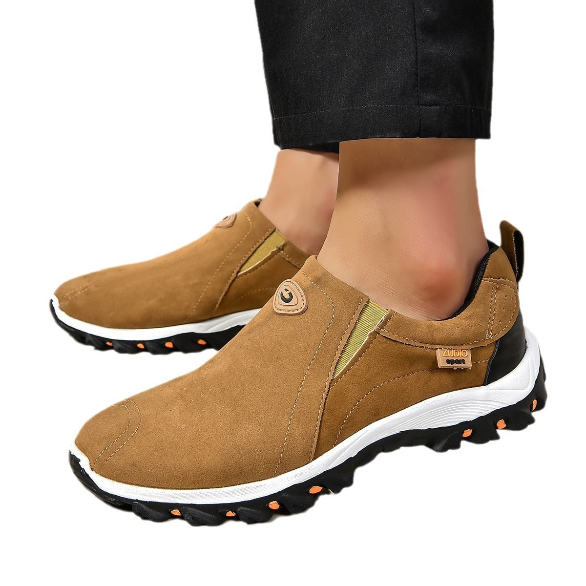 Fashion Round Head Shallow Mouth Men's Thin Shoes