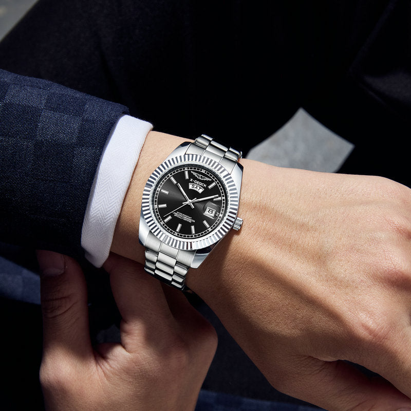 Ultra-thin Men's Watch Waterproof Luminous Quartz Watch