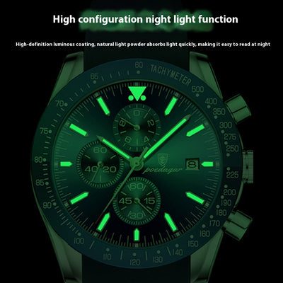 Multifunctional Waterproof Luminous Men's Watch