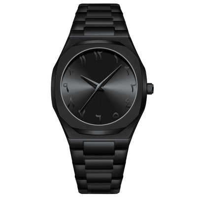 High-grade Alloy Arabic Dial Men's Waterproof Watch