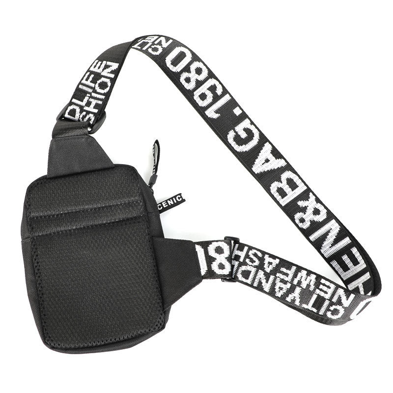 Men's Outdoor Travel Color Graffiti Shoulder Bag