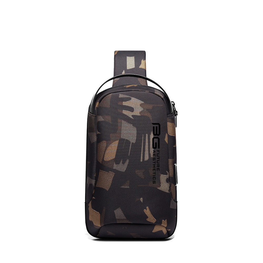 Men's Casual Shoulder Business Usb Shoulder Bag