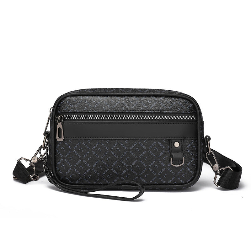 New Casual Shoulder Messenger Bag Large Capacity Men's Handheld Horizontal